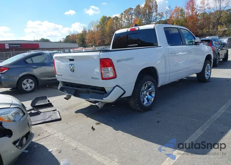 2022 Ram 1500 Big Horn 4X4 5'7 Box z USA, uszkodzony, nr VIN 1C6SRFFT8NN381567